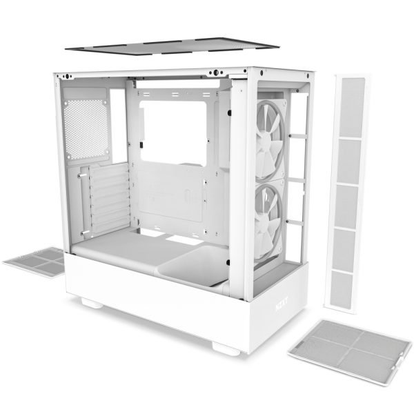 NZXT H5 Elite con Ventana RGB blanco - Imagen 6