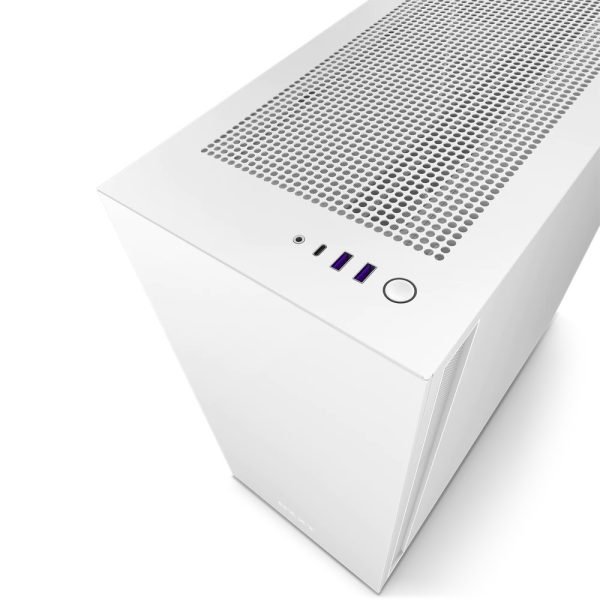 NZXT H7 Flow RGB con Ventana blanco mate - Imagen 5