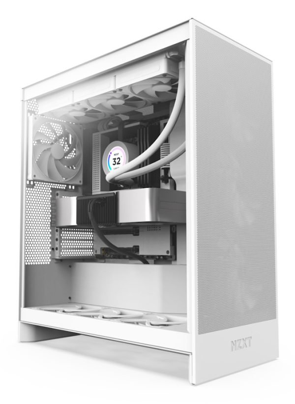 NZXT H7 Flow 2024 con Ventana BLANCO
