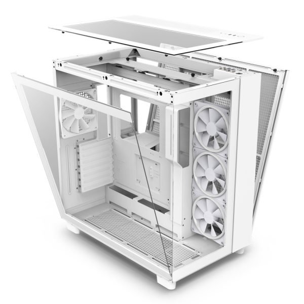 NZXT H9 Elite con Ventana RGB blanco - Imagen 4
