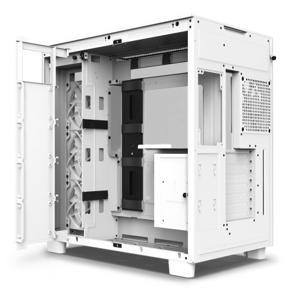 NZXT H9 Flow con Ventana blanco - Imagen 3