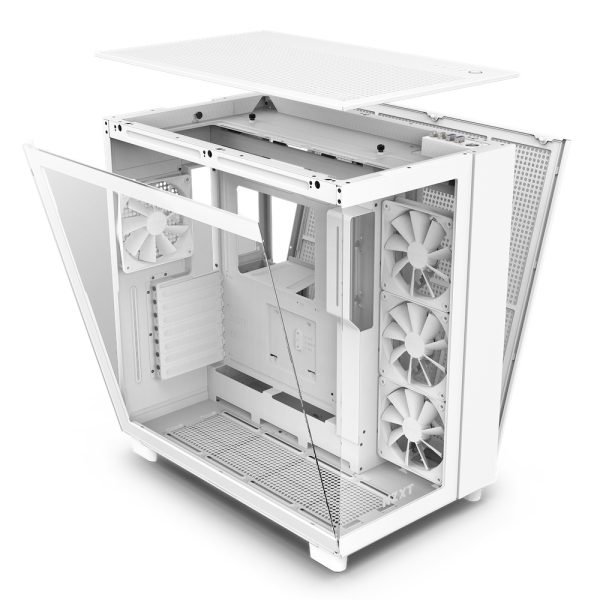 NZXT H9 Flow con Ventana blanco - Imagen 6